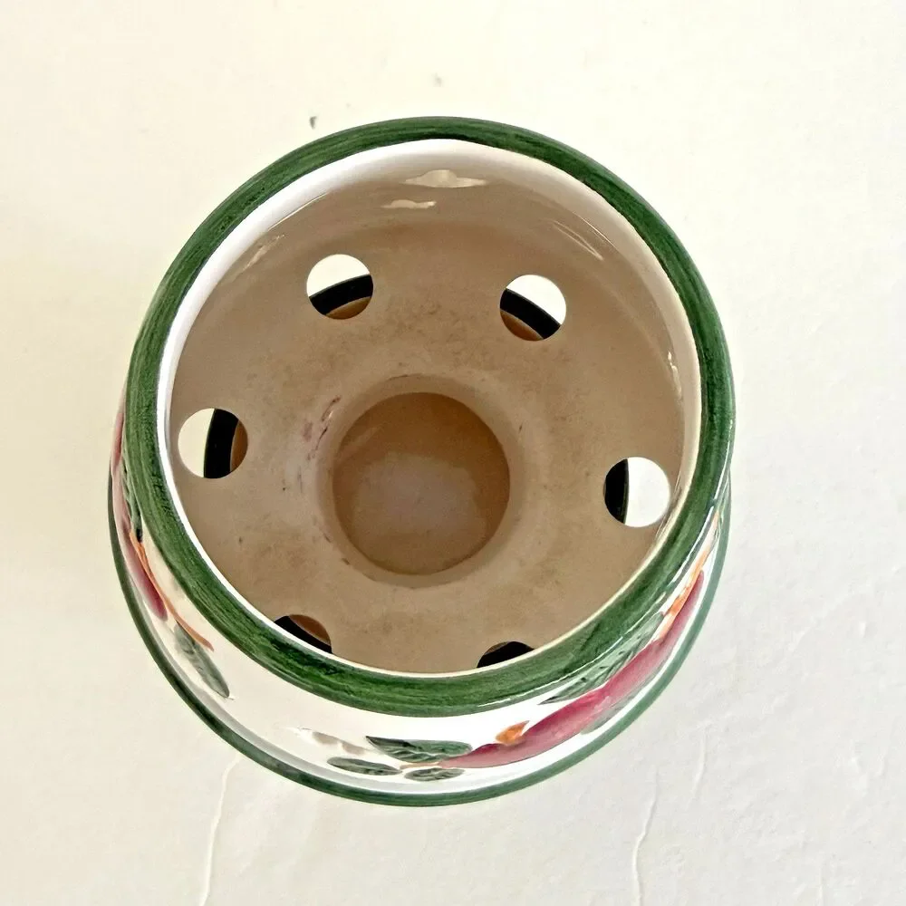 Ceramic Candle Lamp with Shade Apple Tealight Candle Holder 5